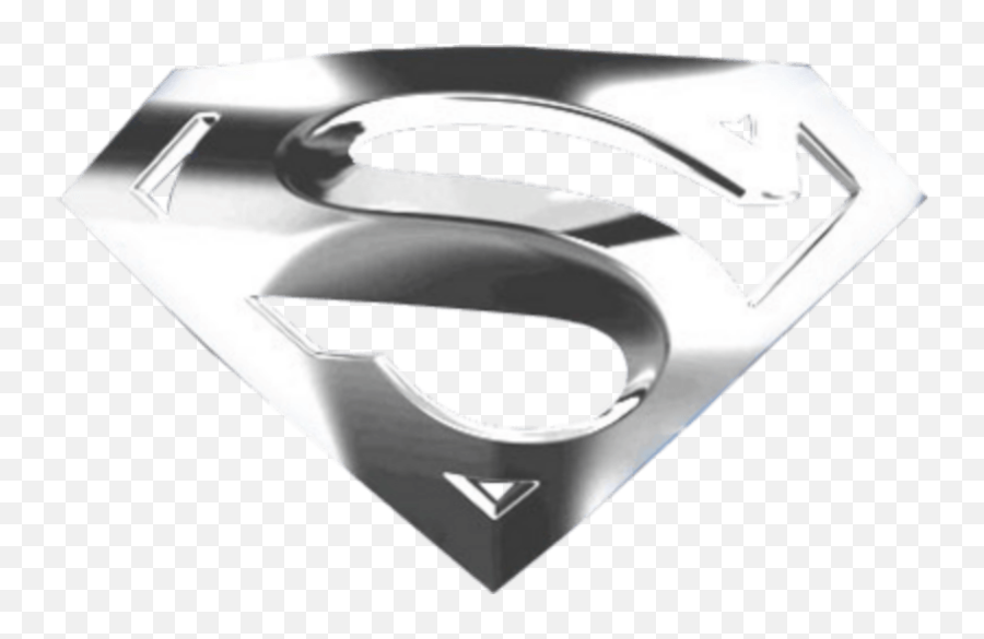 Silver Superman Logo - Logodix Emoji,3d Superman Logo