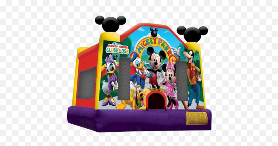 Mickey And Friends Moonbounce Emoji,Mickey Mouse Clubhouse Characters Png