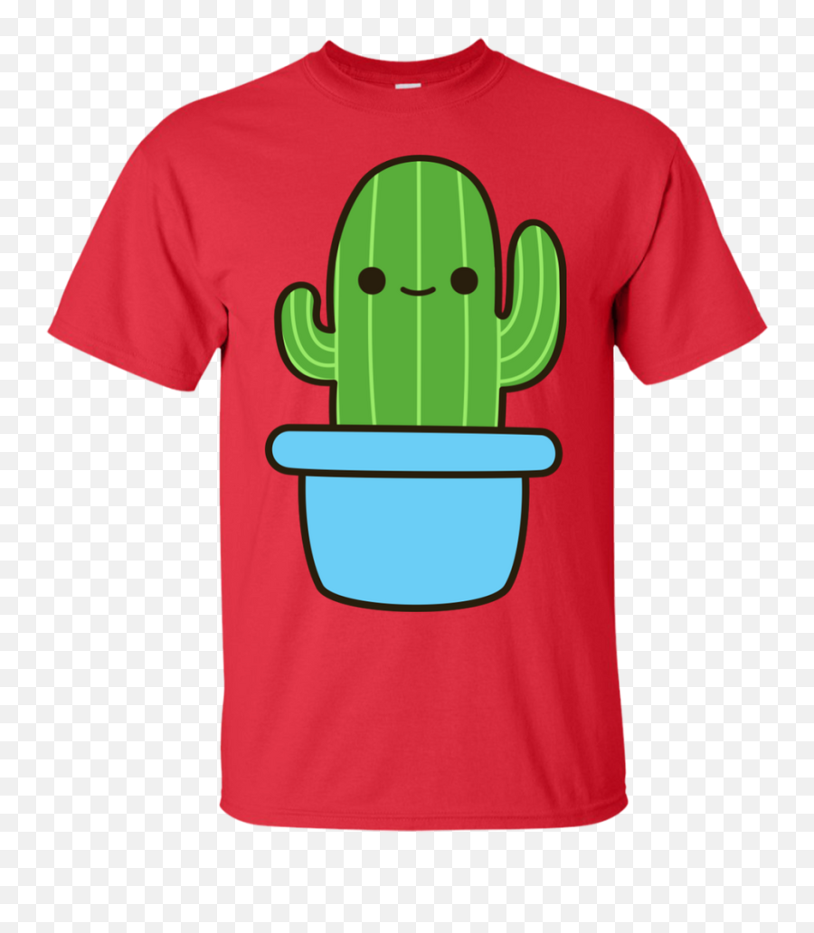 Cactus - Cute Cactus In Blue Pot T Shirt U0026 Hoodie Emoji,Cute Cactus Png
