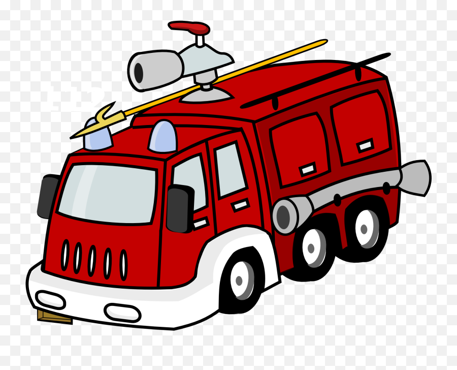 Painted Red Fire Engine On A White Background Free Image Emoji,Fire Clipart Transparent Background