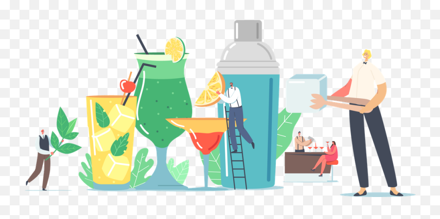 Best Premium People Drinking Cold Drinks Illustration Emoji,People Drinking Png