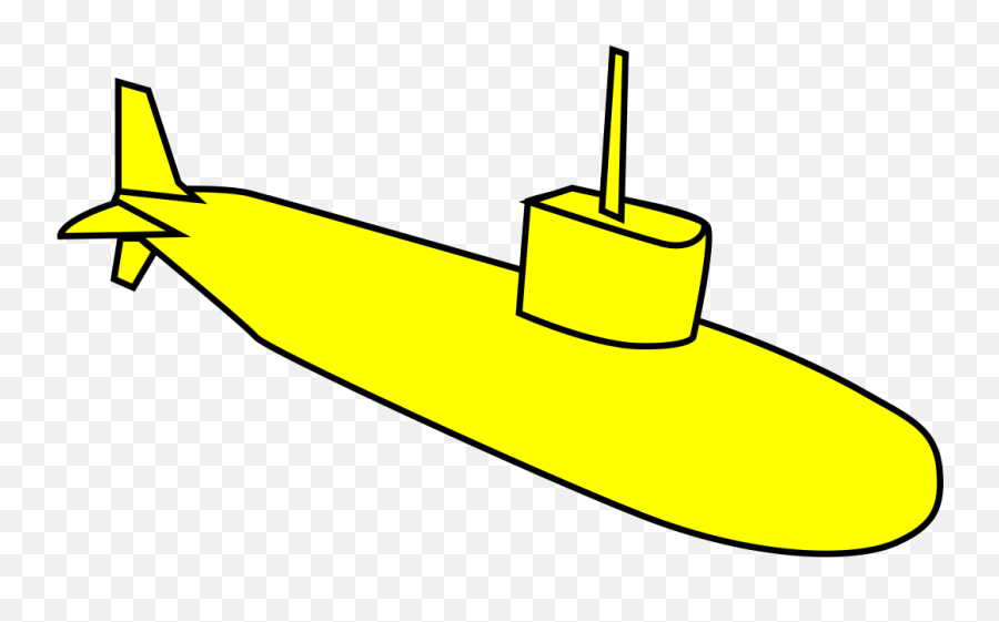 Yellow Submarine Clip Art - Vertical Emoji,Submarine Clipart