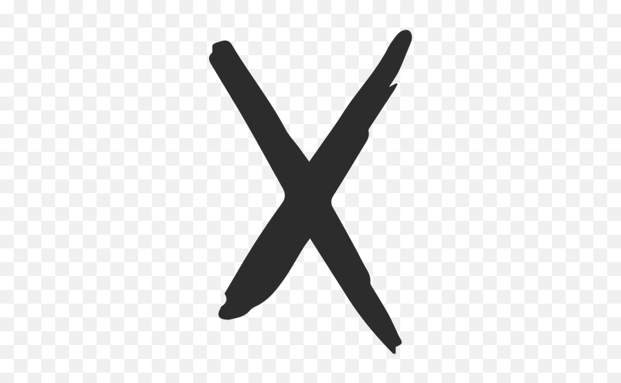 X Cross Scribble Icon - Phoenician Taw Emoji,X Png