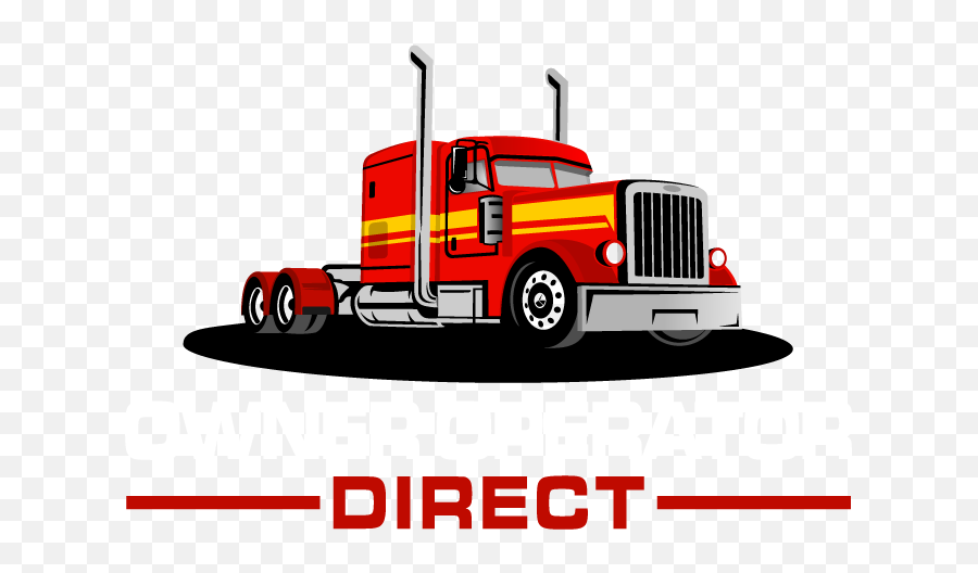 Red Clipart Semi Truck Red Semi Truck - Truck Emoji,Semi Truck Clipart