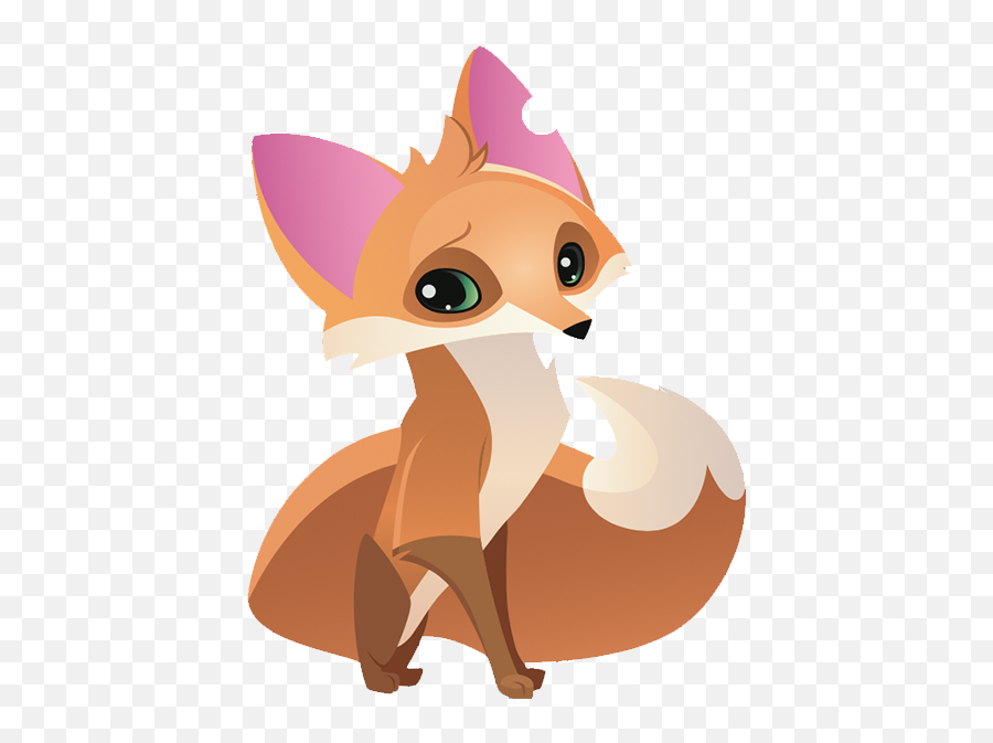 Download Hd Animal Jam Fox Png Clip Art Royalty Free Library - Animal Jam Transparent Fox Emoji,Animal Jam Logo