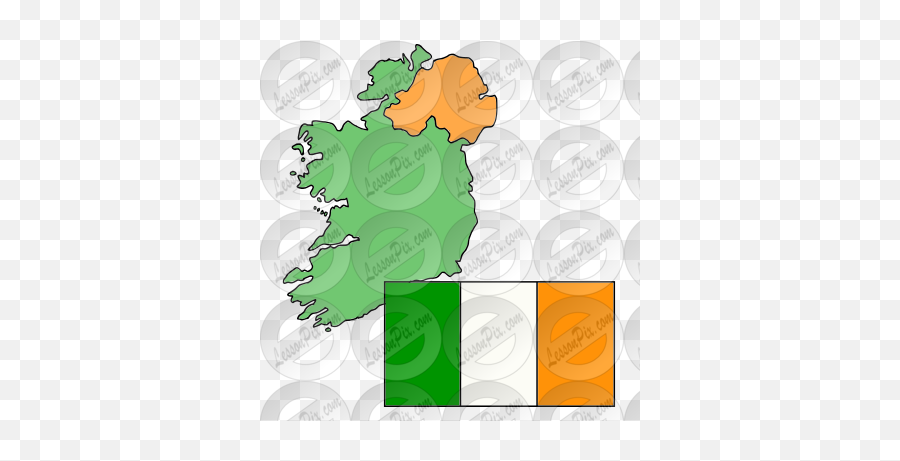 Ireland Picture For Classroom Therapy Use - Great Ireland Vertical Emoji,Irish Clipart