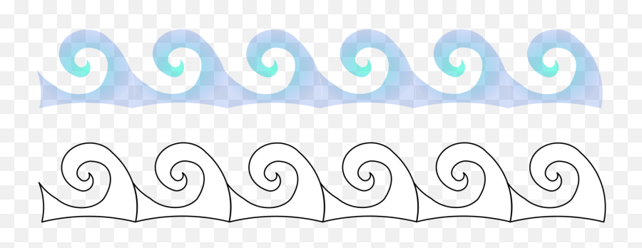 Line Art Angle Organ Png Clipart - Cara Menggambar Ombak Kecil Emoji,Ocean Waves Clipart