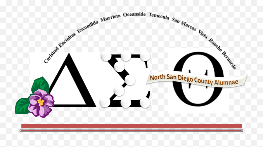 Nsdcac Logo V30 01252015 U2013 North San Diego County Alumnae - Dot Emoji,Delta Sigma Theta Logo