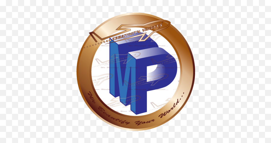 3d Mp Logo - Mp Logo 3d Design Emoji,M P Logo