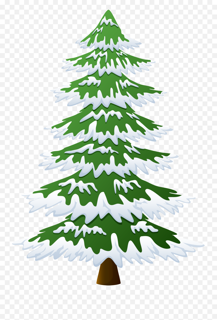 Library Of Snowy Pine Tree Jpg Freeuse Stock Png Files - Cartoon Tree With Snow Png Emoji,Pine Tree Clipart