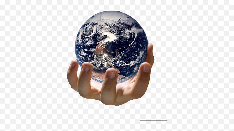 Globe In Hand - Hand Holding The Globe Transparent Png Holding A Globe Png Emoji,Transparent Globe
