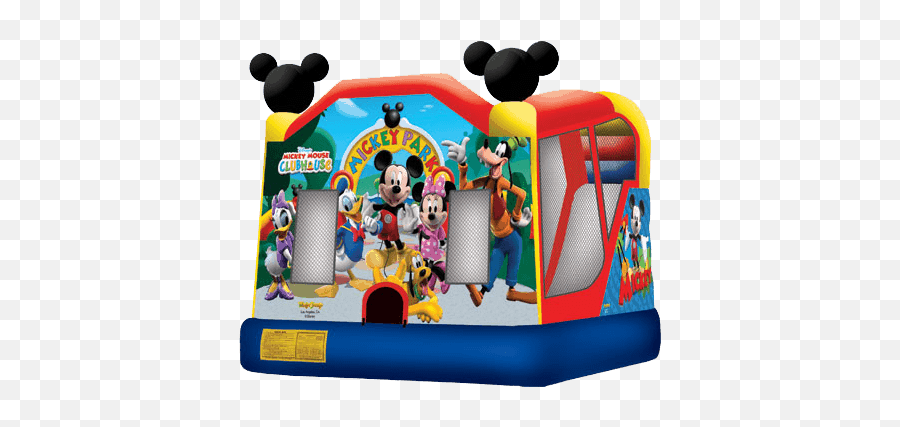 Mickey Mouse Slide U0026 Bounce House Combo Rental Ny - Mickey Mouse Combo Bounce House Emoji,Mickey Mouse Club Logo