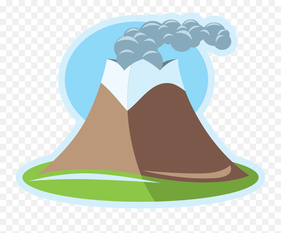 Volcano Clipart Free Download Transparent Png Creazilla - Volcano Emoji,Volcano Clipart