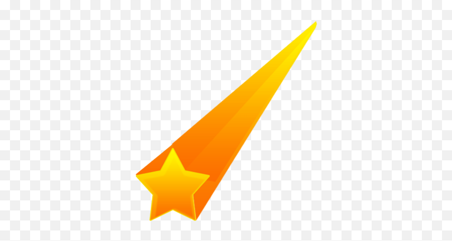 Orange Shooting Star Transparent Png - Stickpng Cartoon Shooting Star Png Emoji,Shooting Star Clipart