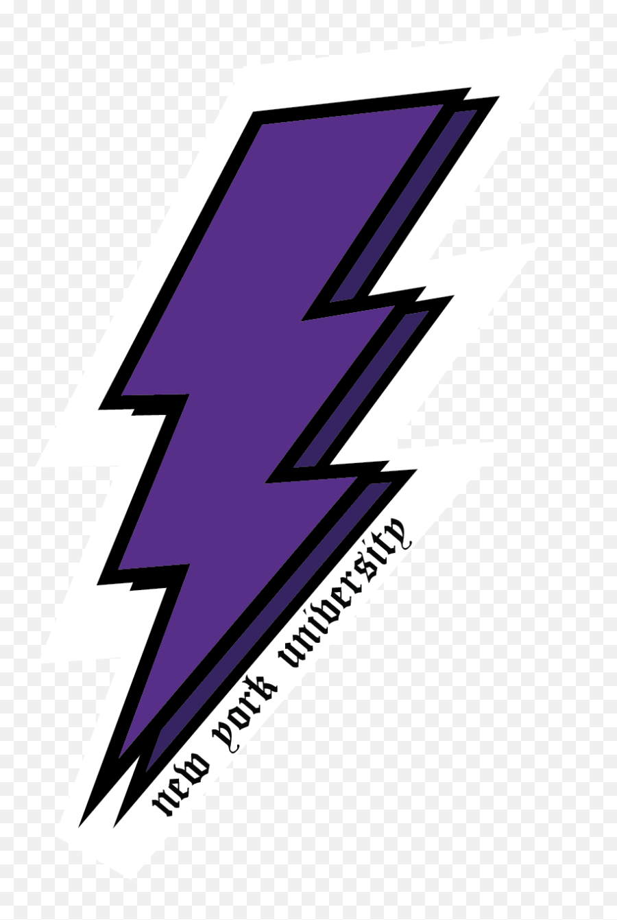 Nyu Lightning Bolt Sticker Lkbstickersss Emoji,Nyu Logo Png
