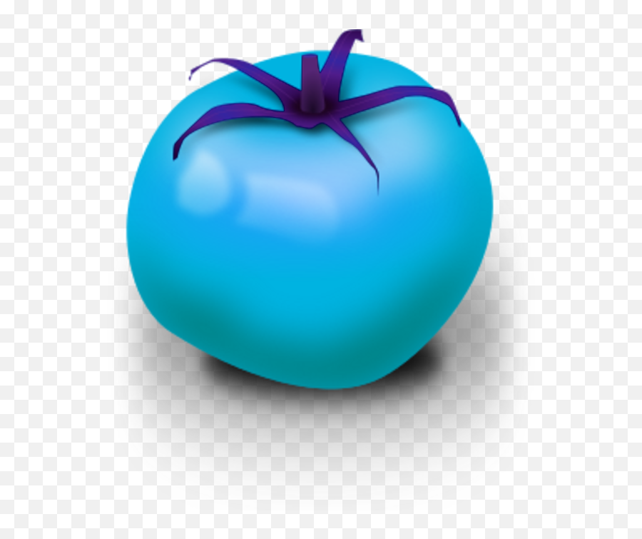 Fresh Tomato Vector Clip Art - Blue Tomato Png Emoji,Tomato Clipart
