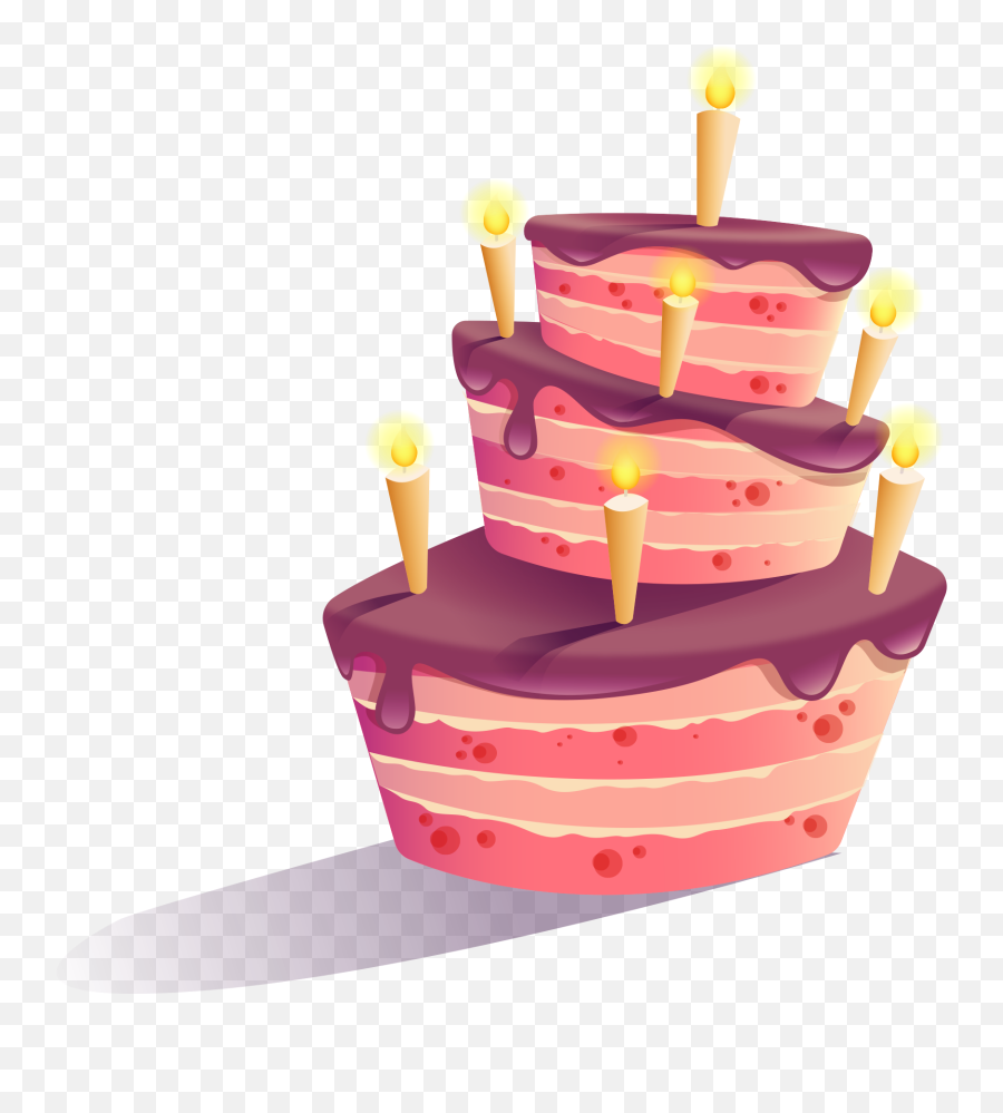 Birthday Cake Clipart Transparent Image - Clip Art Transparent Birthday Emoji,Cake Clipart