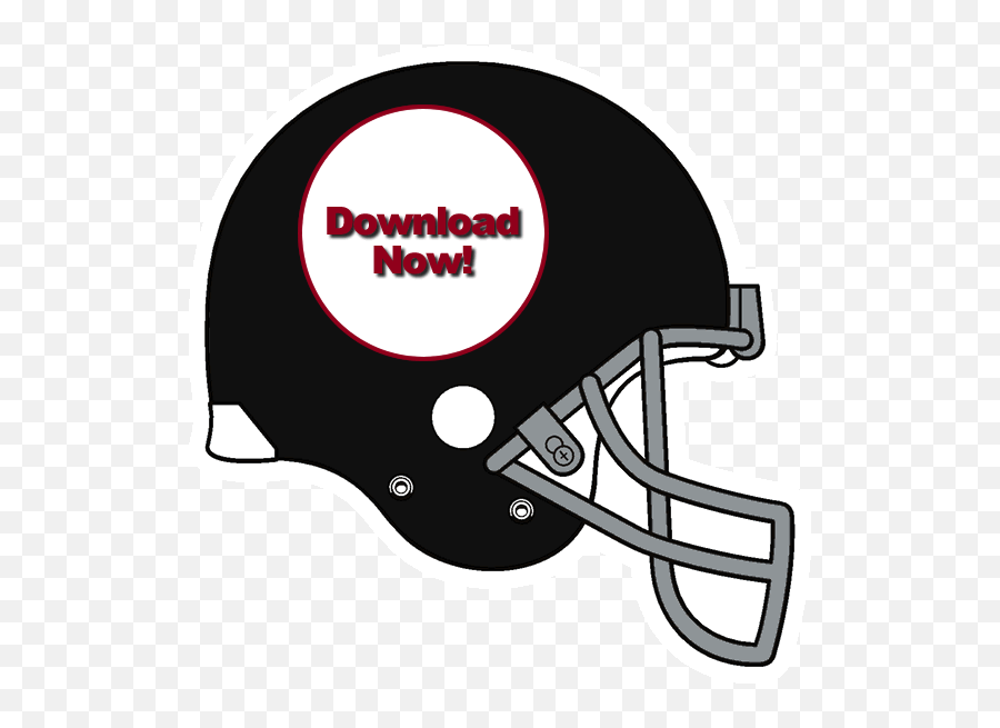 How To Draw A Nfl Helmet - Clipartsco Emoji,Football Helmet Clipart Black And White