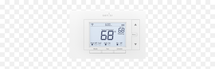 Sensi Wi - Fi Thermostat Entergy Solutions Louisiana Marketplace Emoji,Thermostat Png