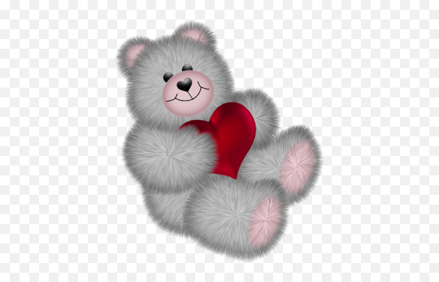 Gray Teddy Bear Png - Photo 972 Free Png Download Image Love Emoji,Teddy Bear Png