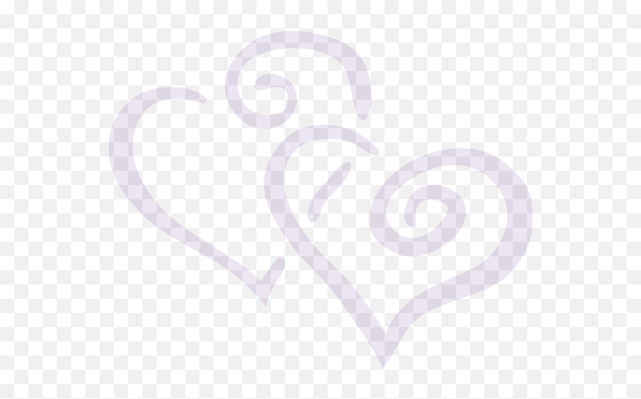 Double Heart Clip Art Heart Outline Free Clipart Images - Transparent Background Wedding Hearts White Emoji,Free Heart Clipart