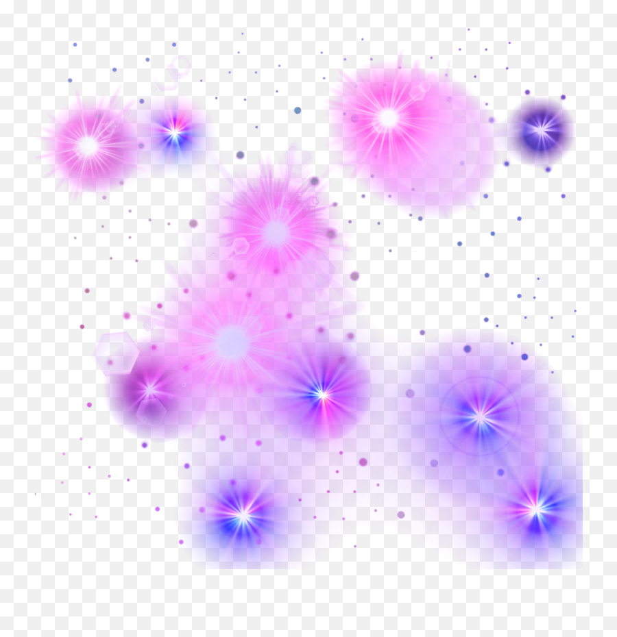 Glowing Star Clipart Transparent Background - Purple Glow Blue Sparkles In Png Emoji,Star Clipart