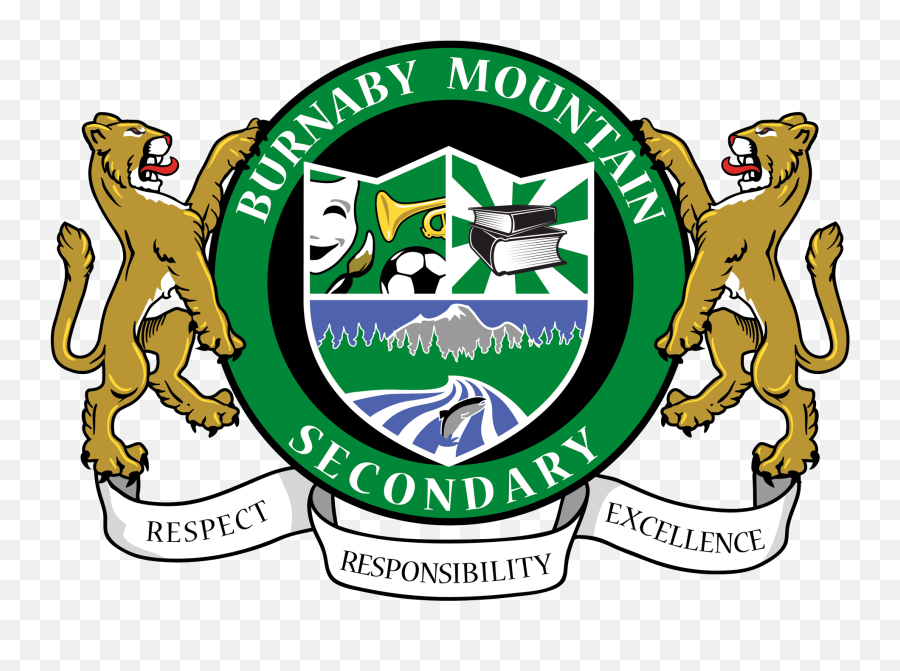 Du0027arts - Burnaby Mountain Logo Burnaby Mountain Secondary School Logo Emoji,Mountain Logos