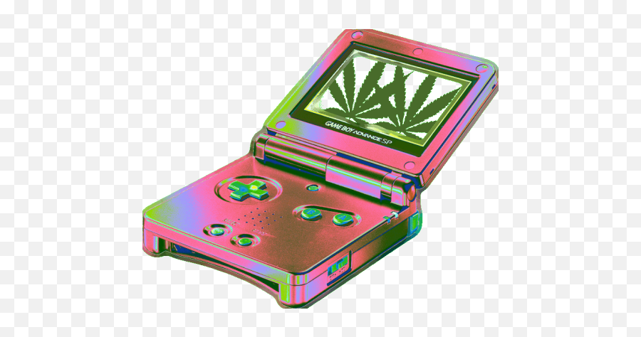 Gif Drugs Png Gameboy Transparent - Vaporwave Gameboy Png Game Boy Advance Sp Png Emoji,Transparent Vaporwave