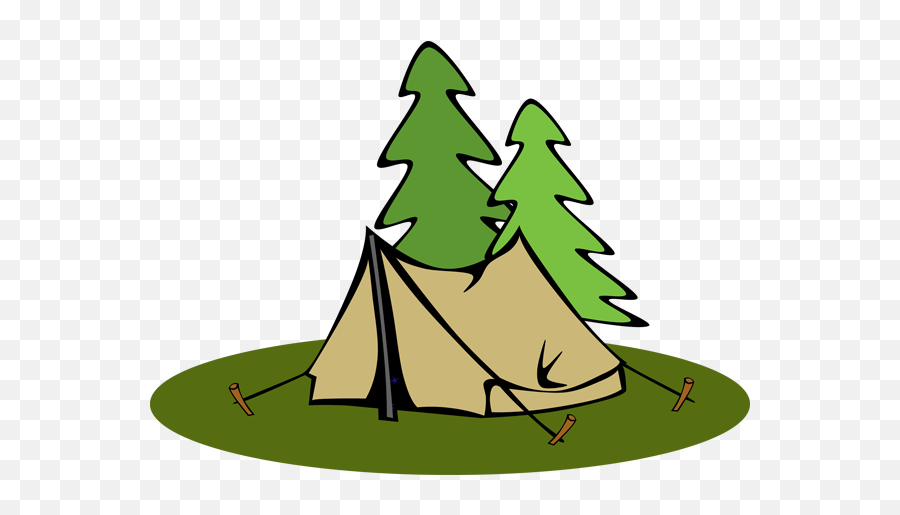 Tent Clip Art Brown Tents Clipartcow - Camping Tente Clipart Tente Clipart Emoji,Tent Clipart