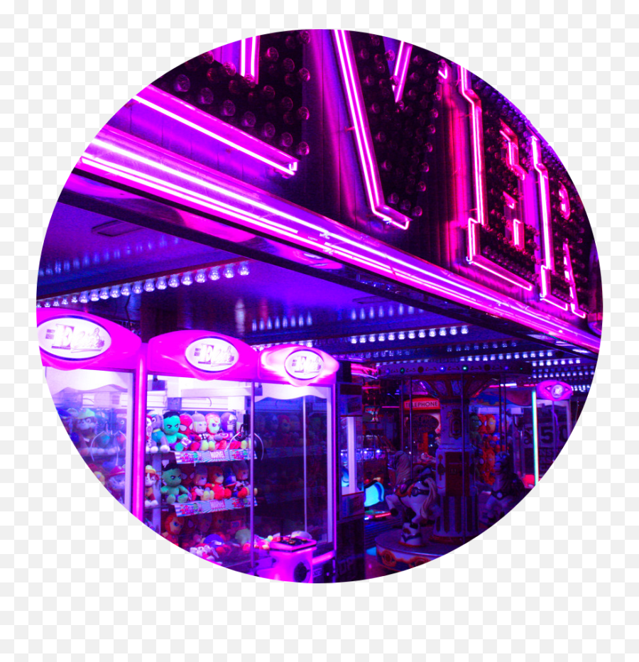 Purple Glow Png - Aesthetic Vaporwave Neon Png Emoji,Lephone Logo