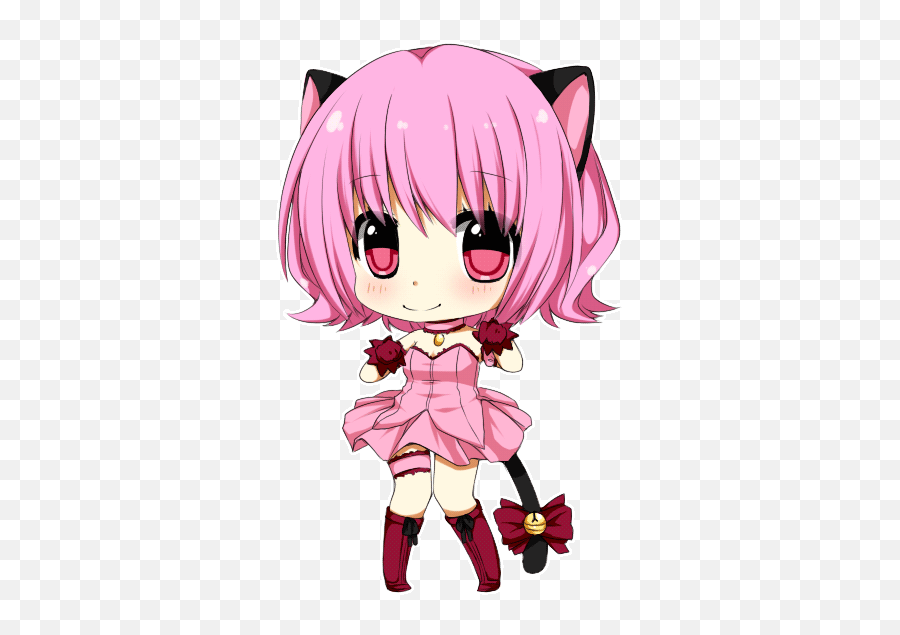 Top Anime Pink Girl Stickers For - Chibi Cute Girl Gif Emoji,Anime Girl Gif Transparent