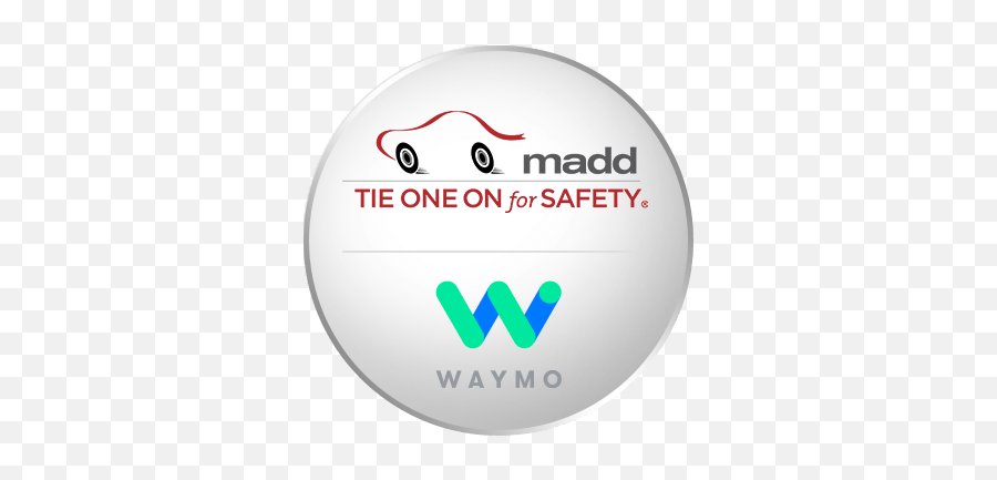 Tie One On For Safety Madd - Language Emoji,Waymo Logo