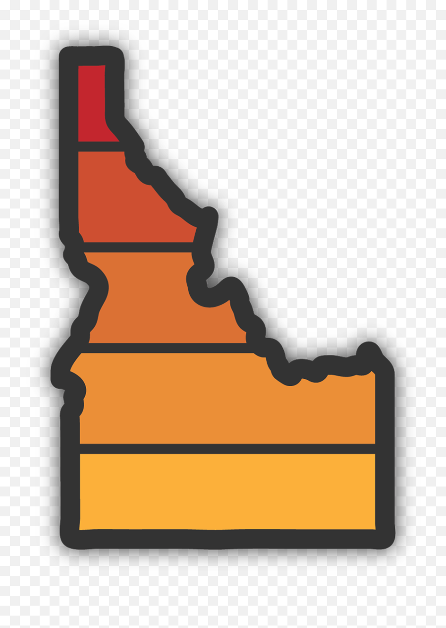 Idaho Sunset Sticker Transparent - Vertical Emoji,Idaho Clipart