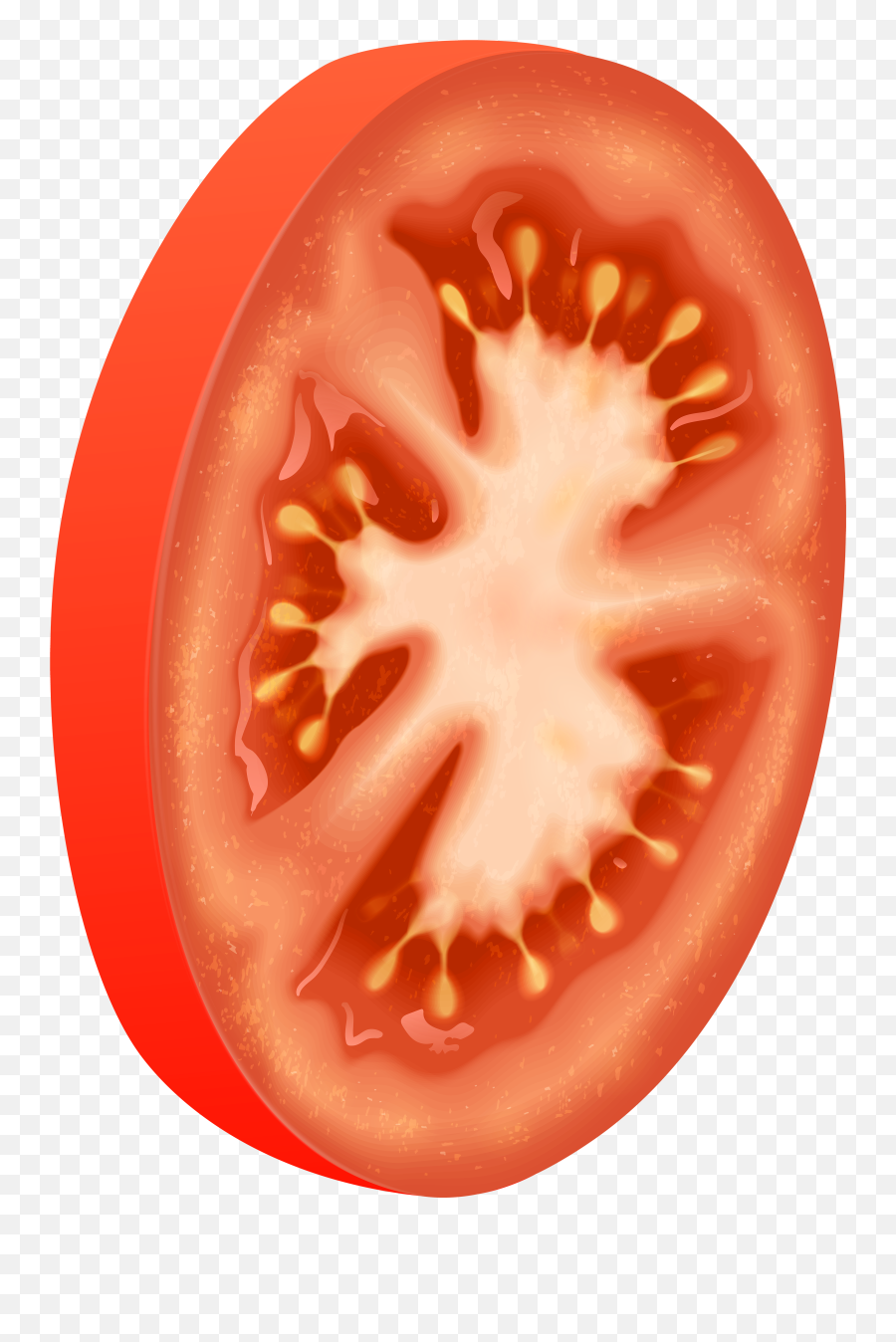 Tomato Clipart - Tomato Circle Png Emoji,Tomato Clipart