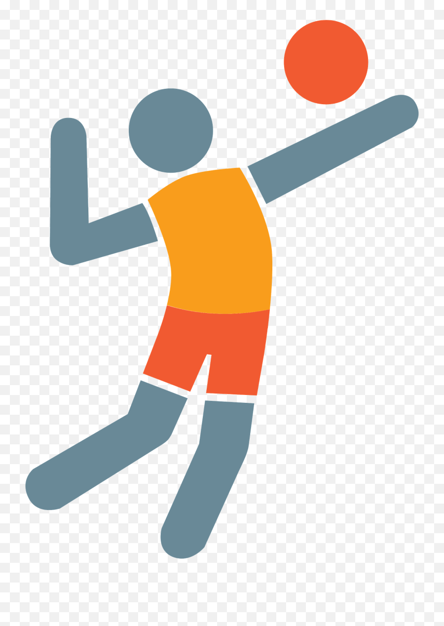 Volleyball Player Clipart Free Download Transparent Png Emoji,Volleyball Player Png