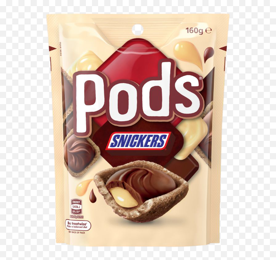 Pods Snickers Chocolate Bag 160g Pantry New World Emoji,Snickers Transparent