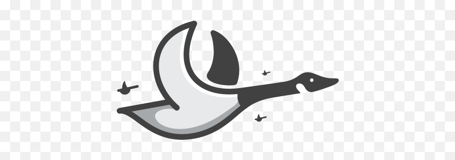Geese Logo - Logodix Emoji,Goose Clipart Black And White