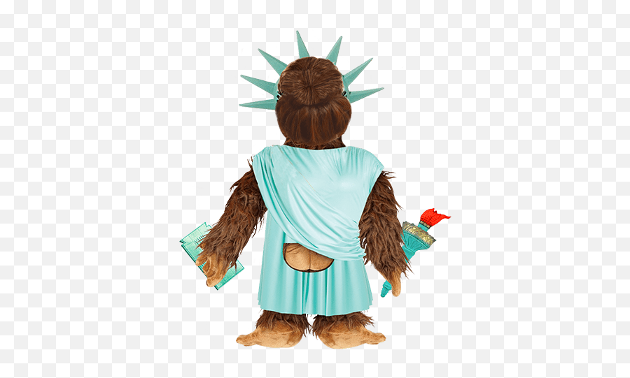 Lady Liberty Squatch - Squatch World Fictional Character Emoji,Statue Of Liberty Clipart