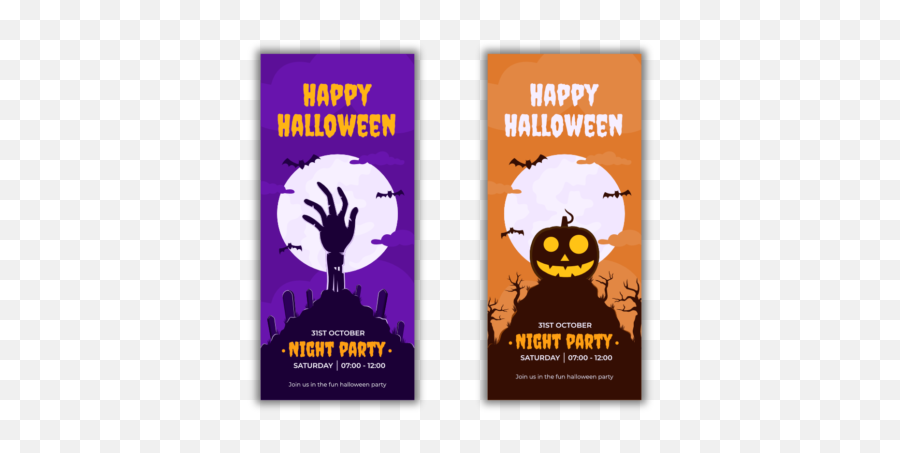 Halloween Vertical Banner Emoji,Halloween Banner Clipart