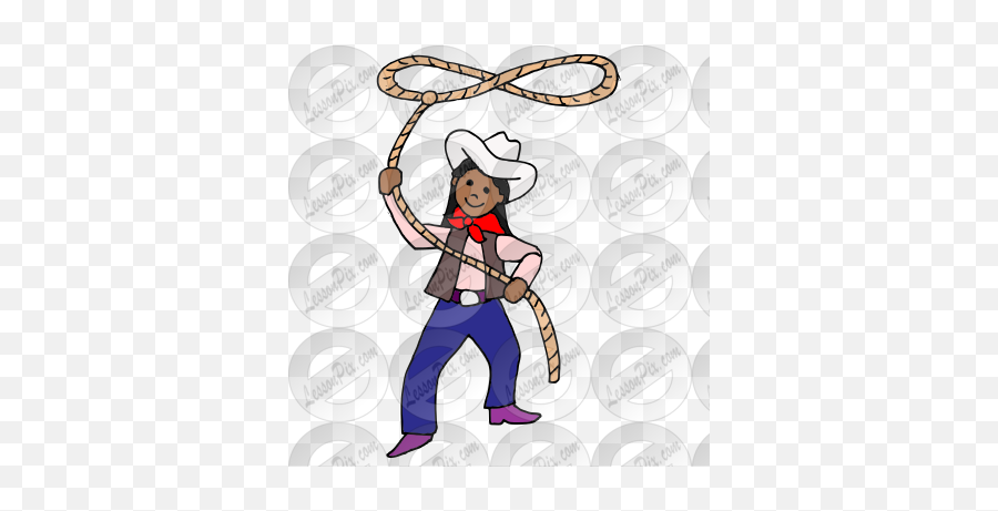 Cowgirl Picture For Classroom Therapy Use - Great Cowgirl Happy Emoji,Community Helpers Clipart