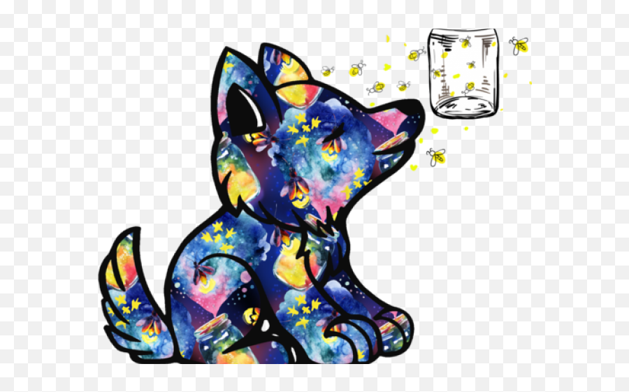 Firefly Clipart Whimsical - Dog Png Download Full Size Dot Emoji,Firefly Clipart
