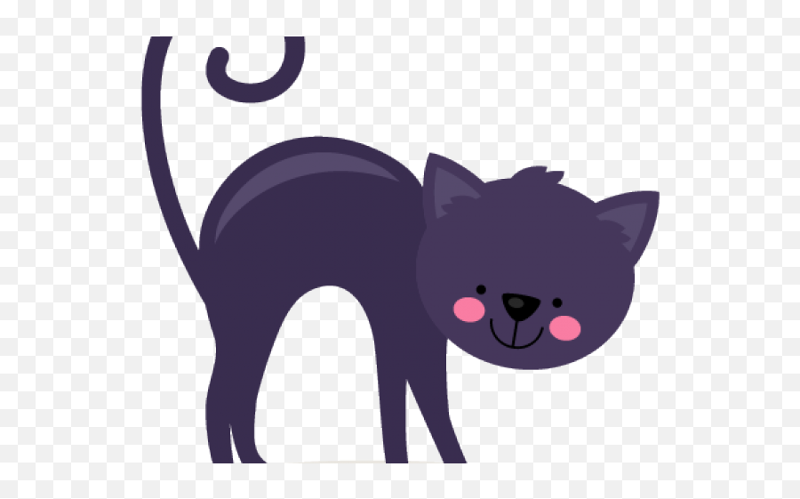 Black Cat Clipart Svg - Cat Yawns Png Download Full Size Soft Emoji,Cat Clipart
