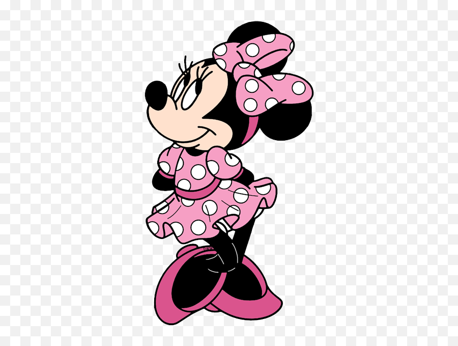 Minnie Mouse Clip Art Disney - Clipart Pink Minnie Mouse Emoji,Minnie Mouse Clipart