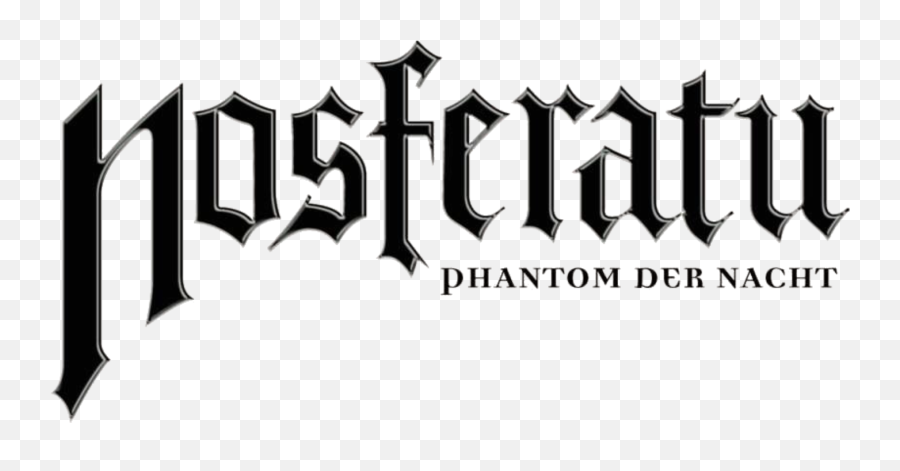 Filenosferatu Phantom Der Nacht Movie Horizontal Black Logo - Nosferatu Logo Png Emoji,Phantom Logo