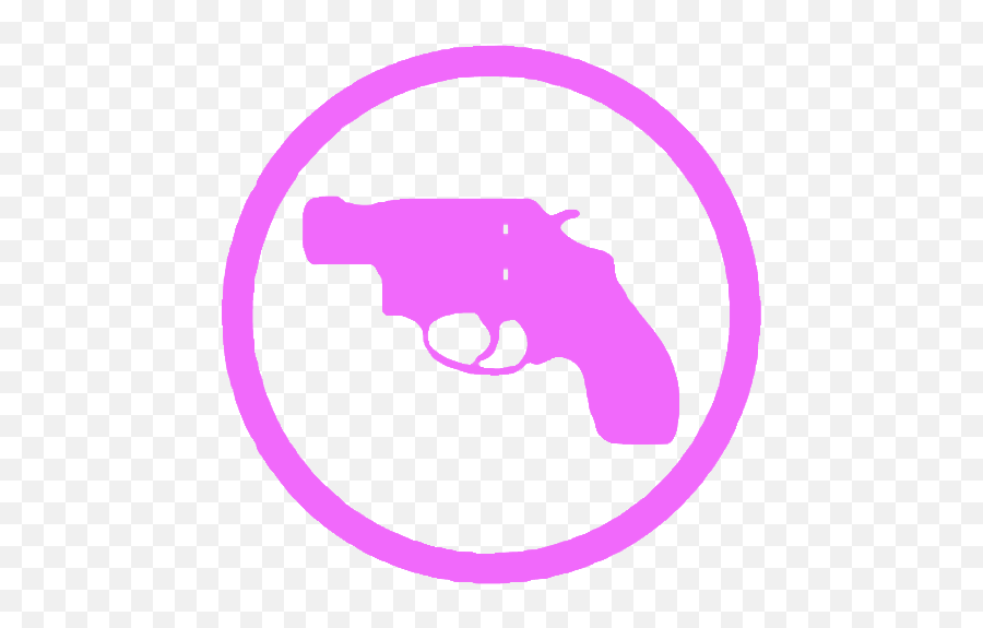 Store Pinkgun - Revolver Emoji,Revolver Transparent