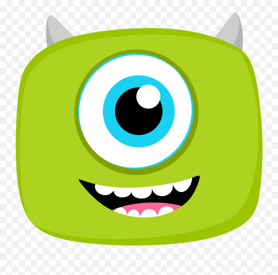Download Hd Monster Party - Monster Inc Baby Png Transparent Mike Monster Inc Clipart Emoji,Monster Inc Logo