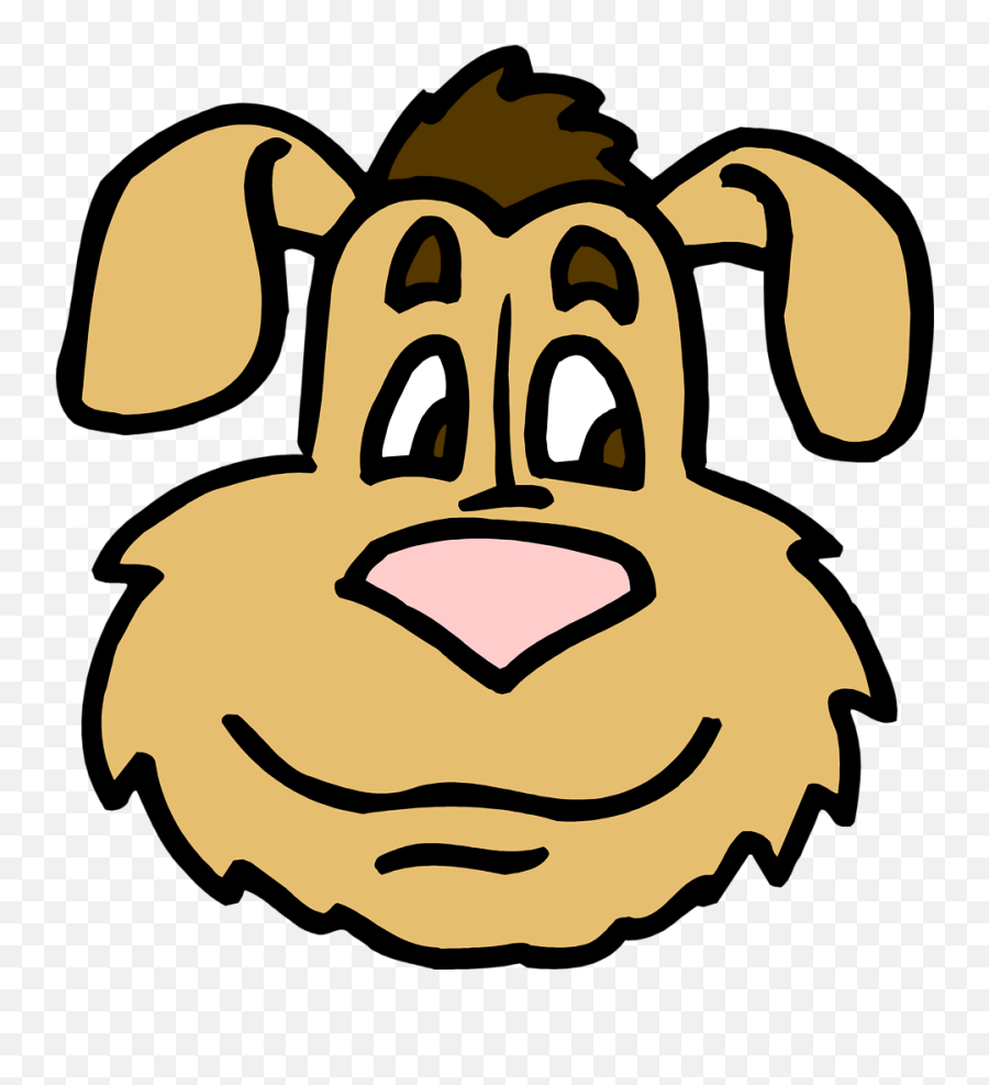 Cartoon Dog Face Clip Art Download - Coloring Page Dog Head Emoji,Dog Face Clipart