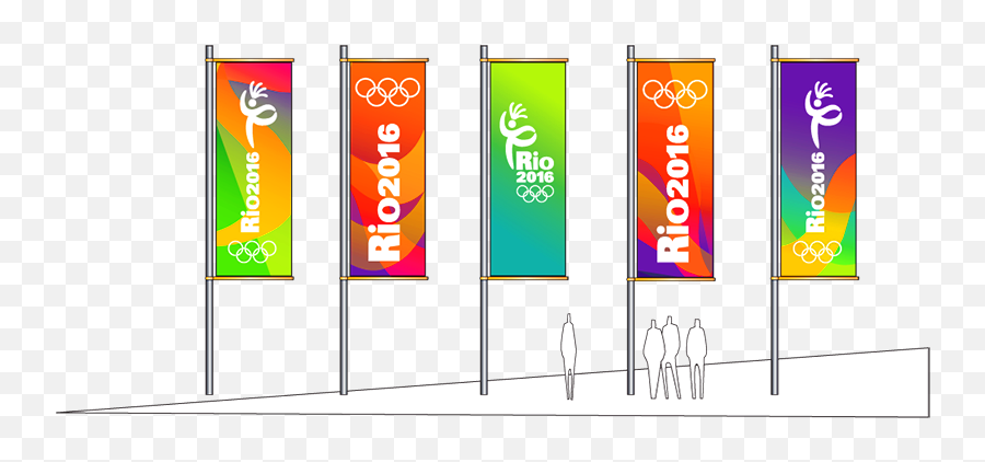 Diana Seeger Design - Banner Olympic Emoji,Rio2016 Logo