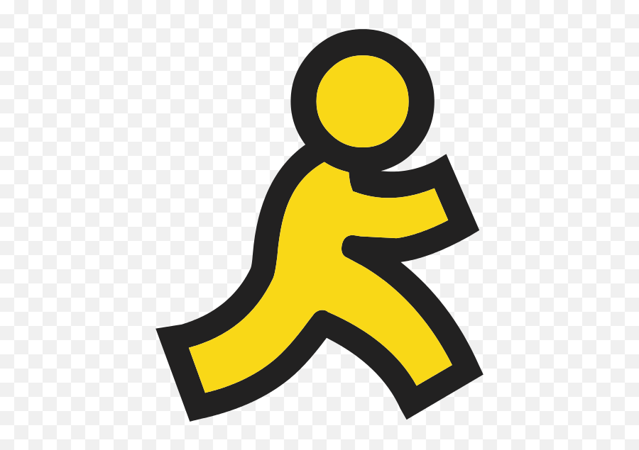 Download Icones Aim Images Aol Instant Messenger Png Et Ico - Aol Messenger Logo Png Emoji,Messenger Logo