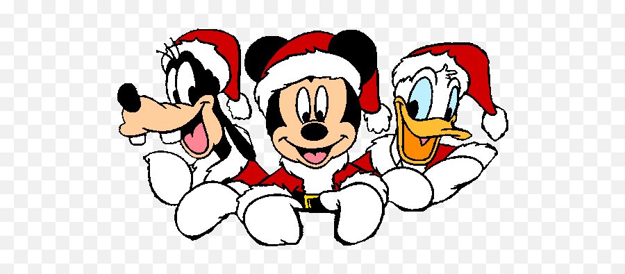 Christmas Cliparts Disney Png Images - Goofy Mickey Mouse Donald Christmas Emoji,Disney Christmas Clipart